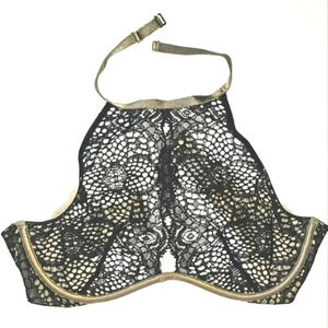 VICTORIA Secret Very Sexy Underwire Lace High Neck Bra